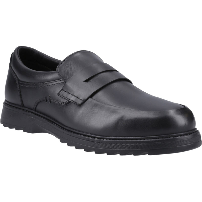 Hush Puppies Rocco Loafer Leather Boys's Black Loafers