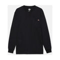 Dickies Pocket Long Sleeve Cotton Men's Black T-Shirt