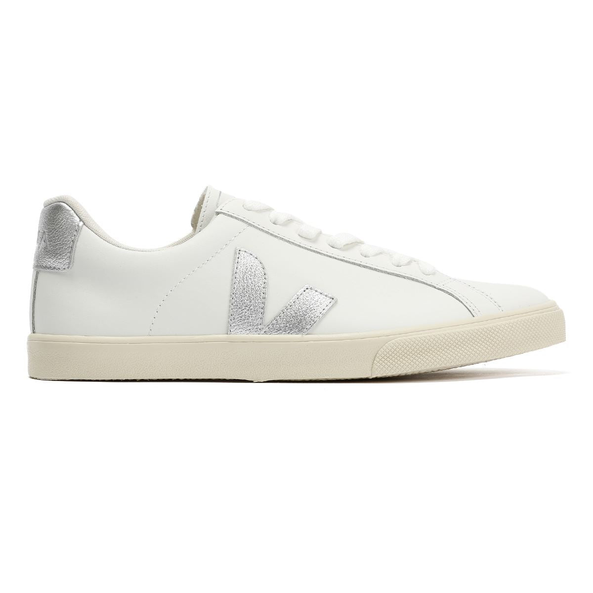 Veja Esplar Leather Women's Extra White/Silver Sneakers
