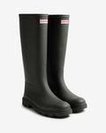 Hunter Downpour Tall Rubber Women's Olive Wellington Boots