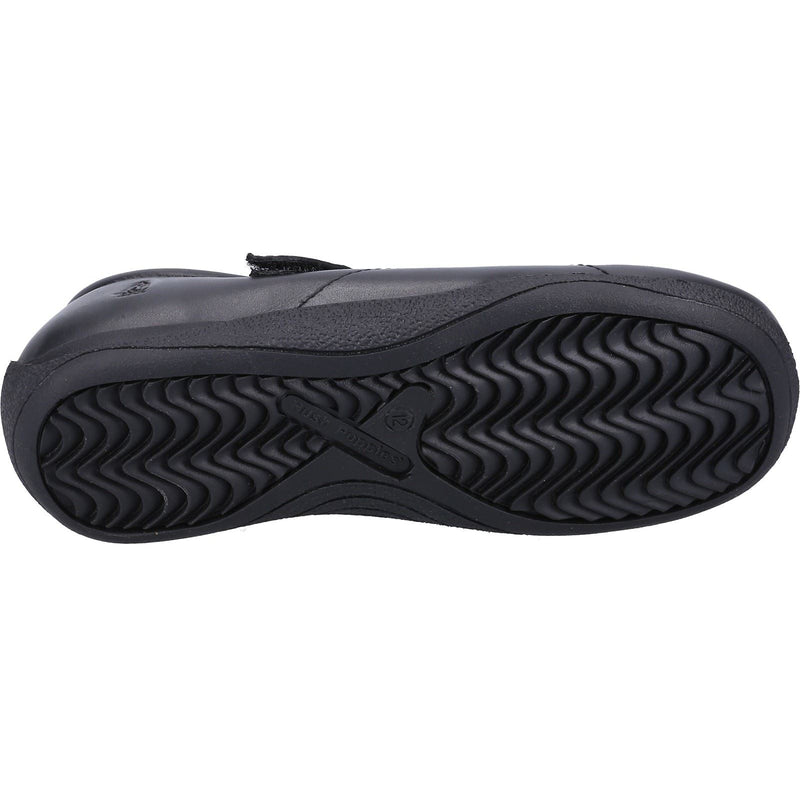 Hush Puppies Aria JNR Leather Girls's Black Shoes