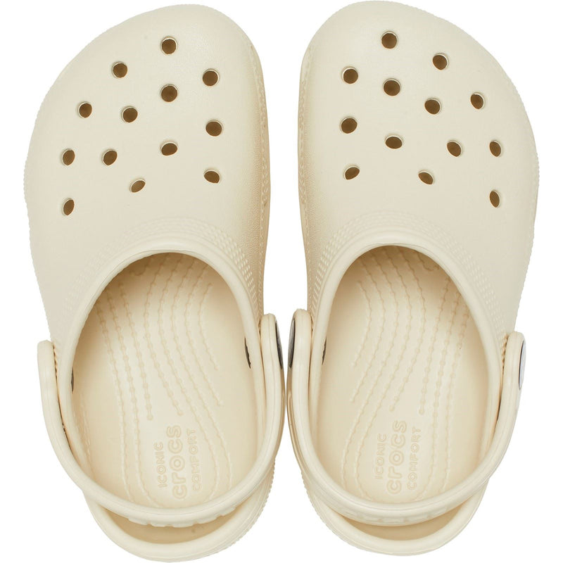Crocs Toddler Classic Croslite Rubber Bone Loafers
