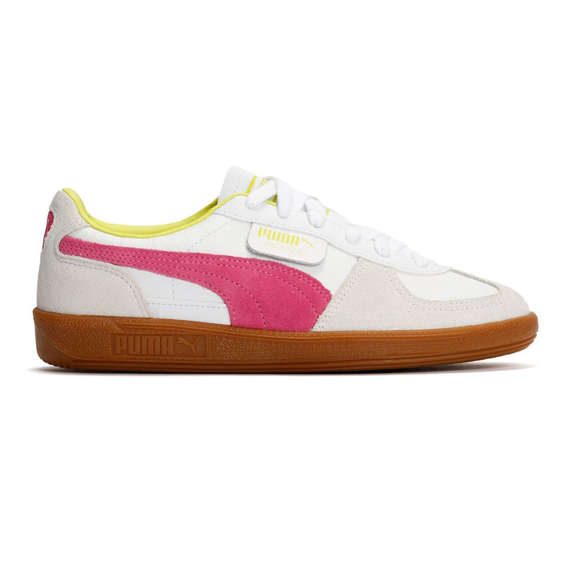 Puma Palermo Leather Women's White/Pink Sneakers