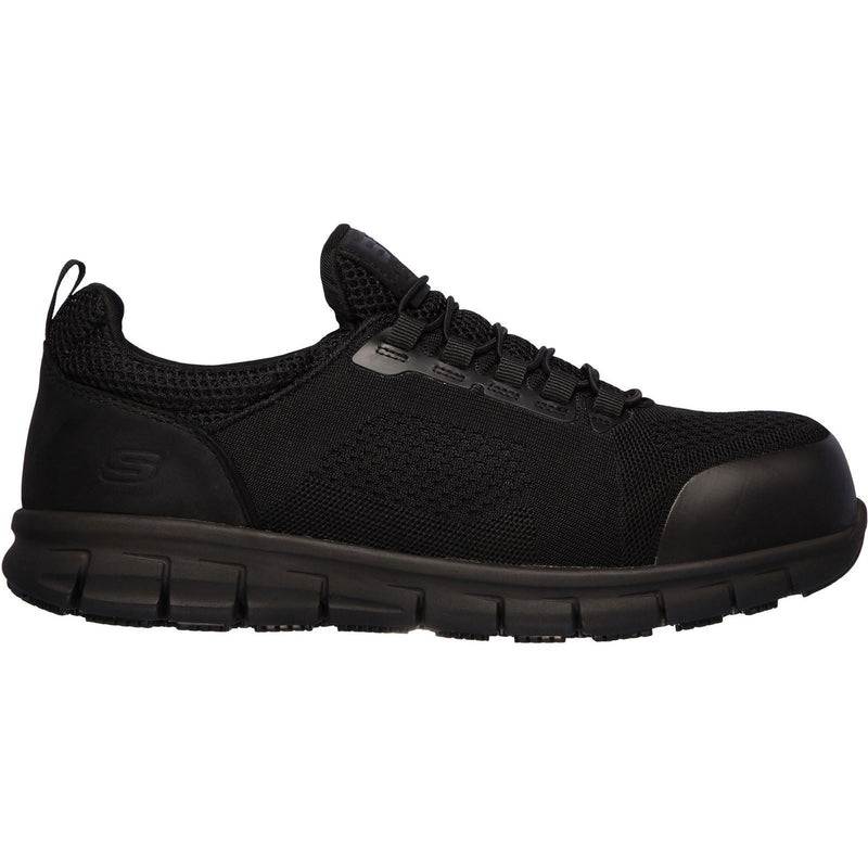 Skechers Workwear Synergy Omat Men's Black Safety Sneakers