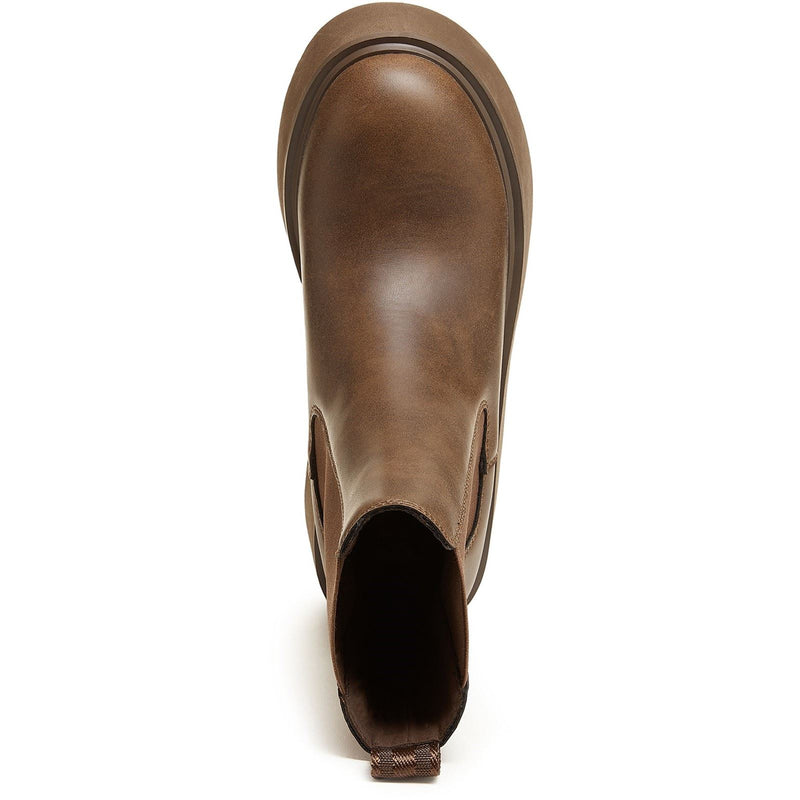 Rocket Dog Heyday Polyurethane Women's Dark Brown Flat Chelsea Boots