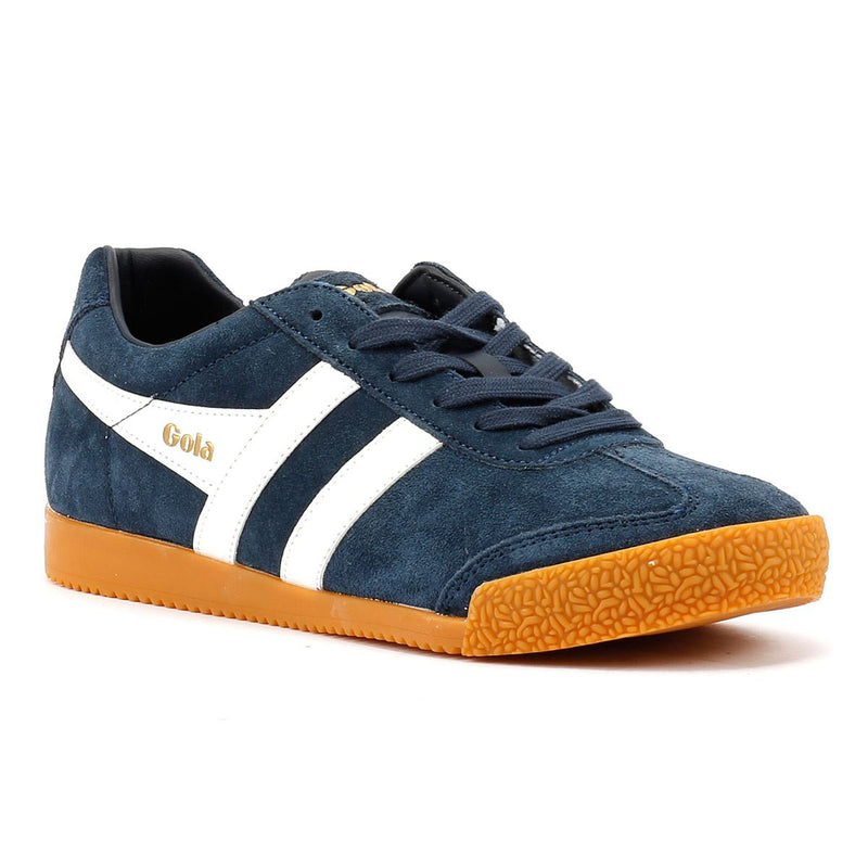 Gola Harrier Suede Women's Navy/White Sneakers