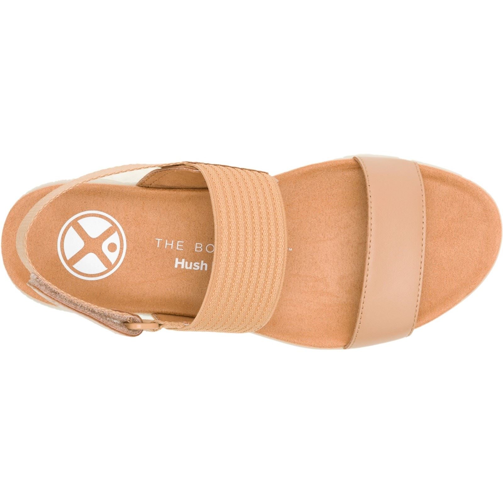 Hush Puppies Breathe Slingback Leather Women's Tan Standard Sandals