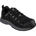 Skechers Workwear Malad II Textile Men's Black Safety Sneakers