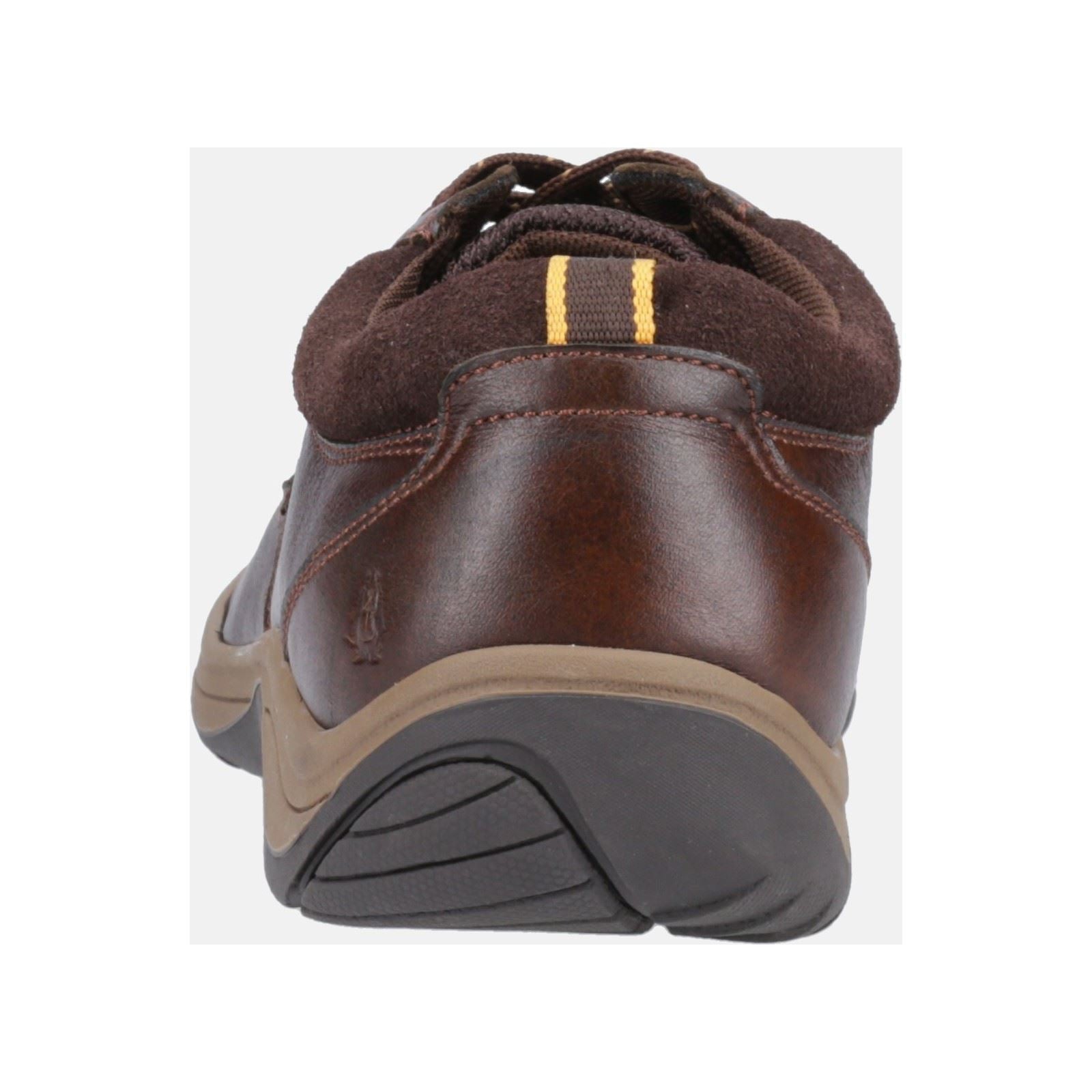 Hush Puppies Derek Leather Men's Coffee Lace-Up Shoes