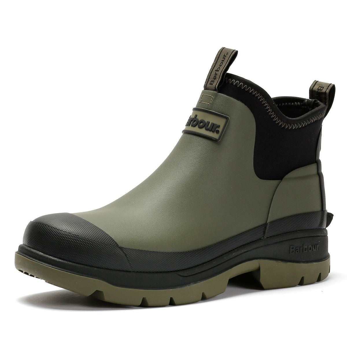 Barbour Ridge Men's Uniform Green Ankle Wellington Boots