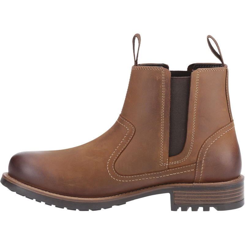 Cotswold Worcester Leather Men's Light Brown Ankle Boots
