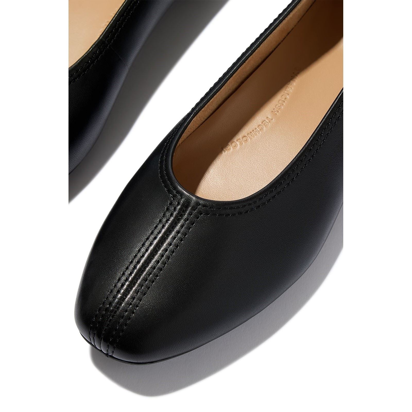 Fitflop Delicato High-Cut Leather Women's Black Flats