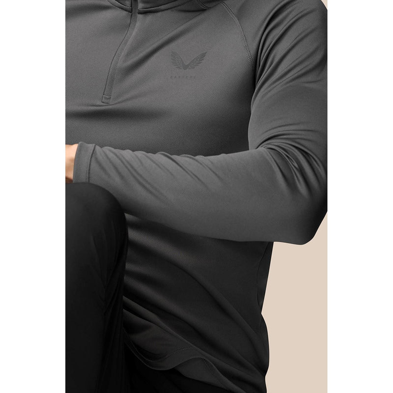 Castore Adapt Training 1/4 Zip Top Synthetic Men's Grey