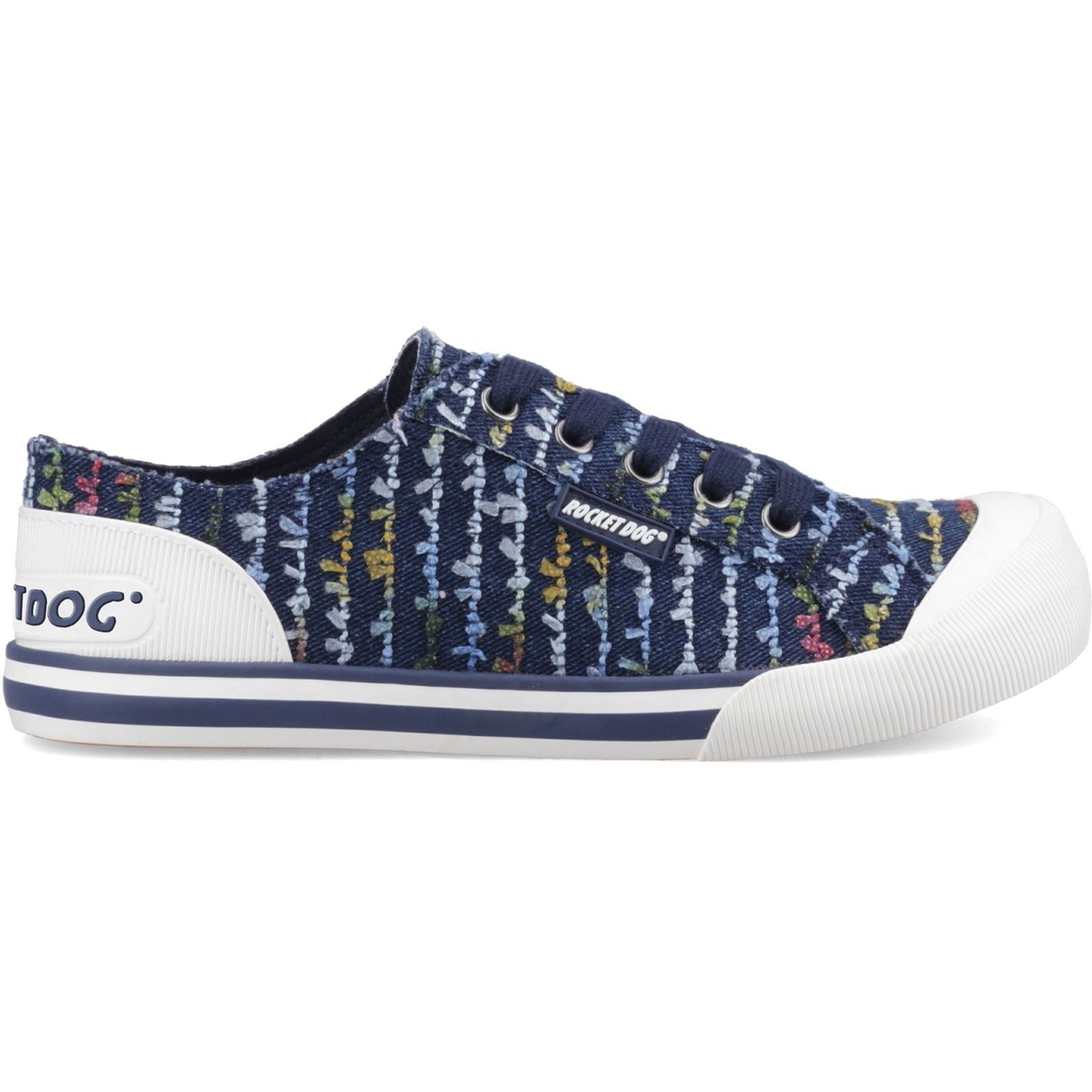Rocket Dog Jazzin Radio Cotton Men's Blue Sneakers