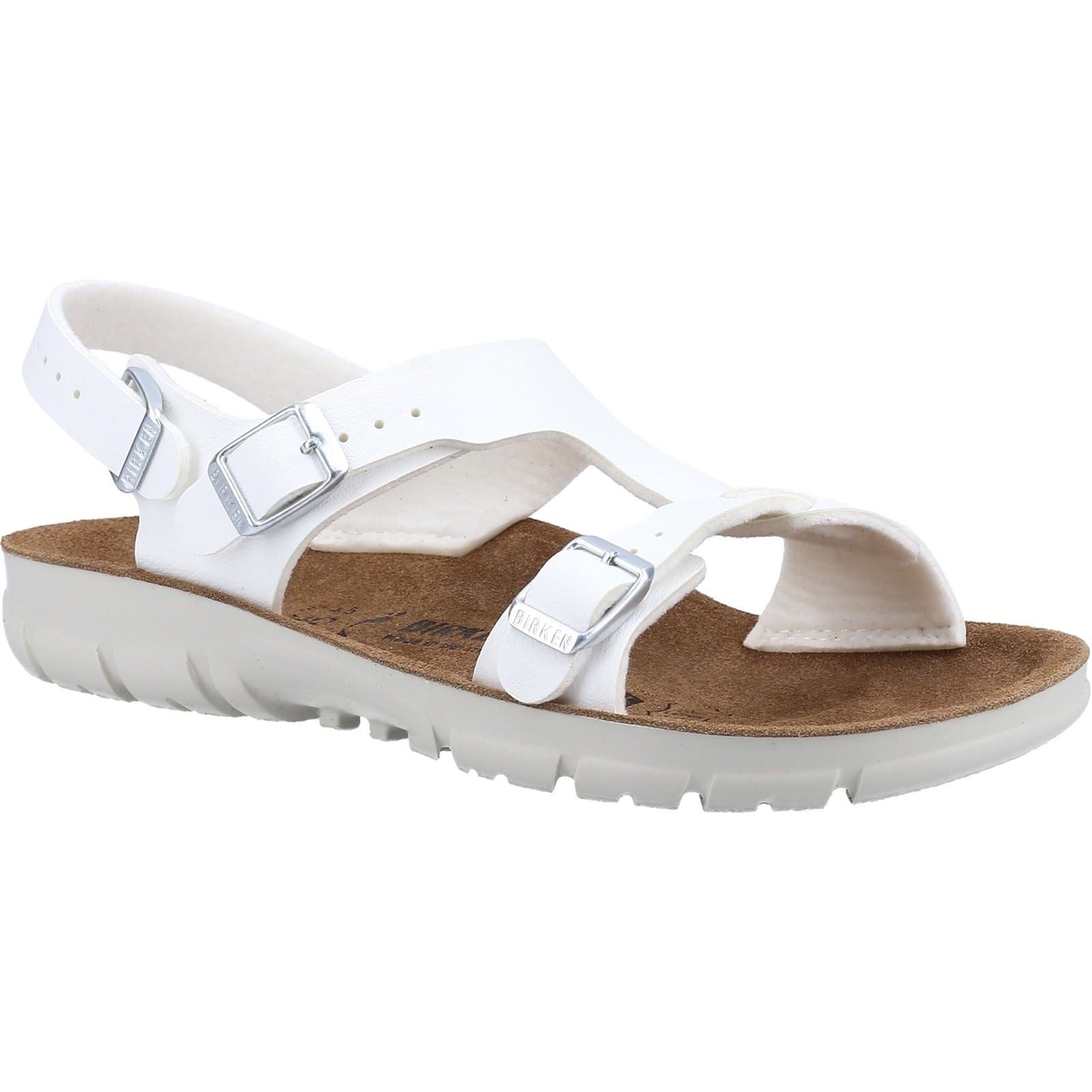 Birkenstock Saragossa Synthetic Women's White Sandals