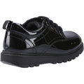 Hush Puppies Keeley Leather Girls's Black Lace-Up Shoes
