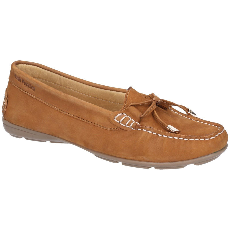 Hush Puppies Maggie Leather Women's Tan Loafers