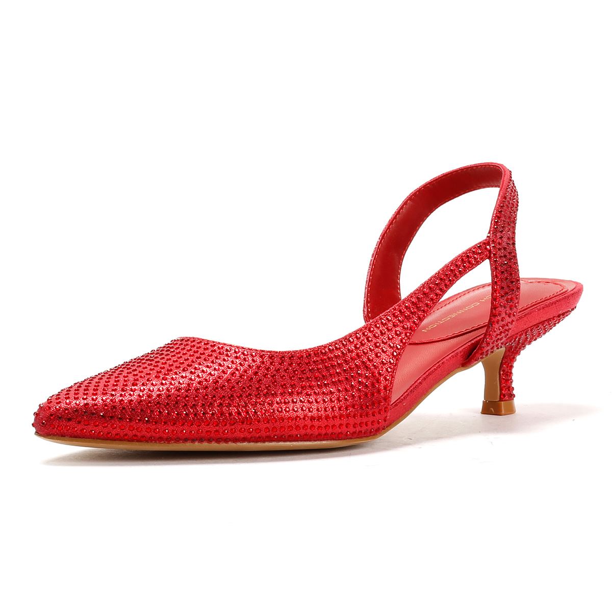 French Connection Venus Women's Red Kitten Heels