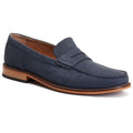 Base London Garfield Leather Men's Navy Loafers
