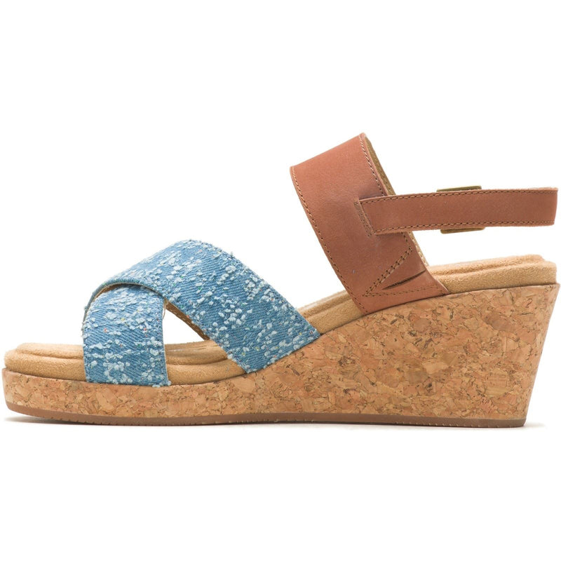Hush Puppies Willow X Band Suede Women's Denim Sandals