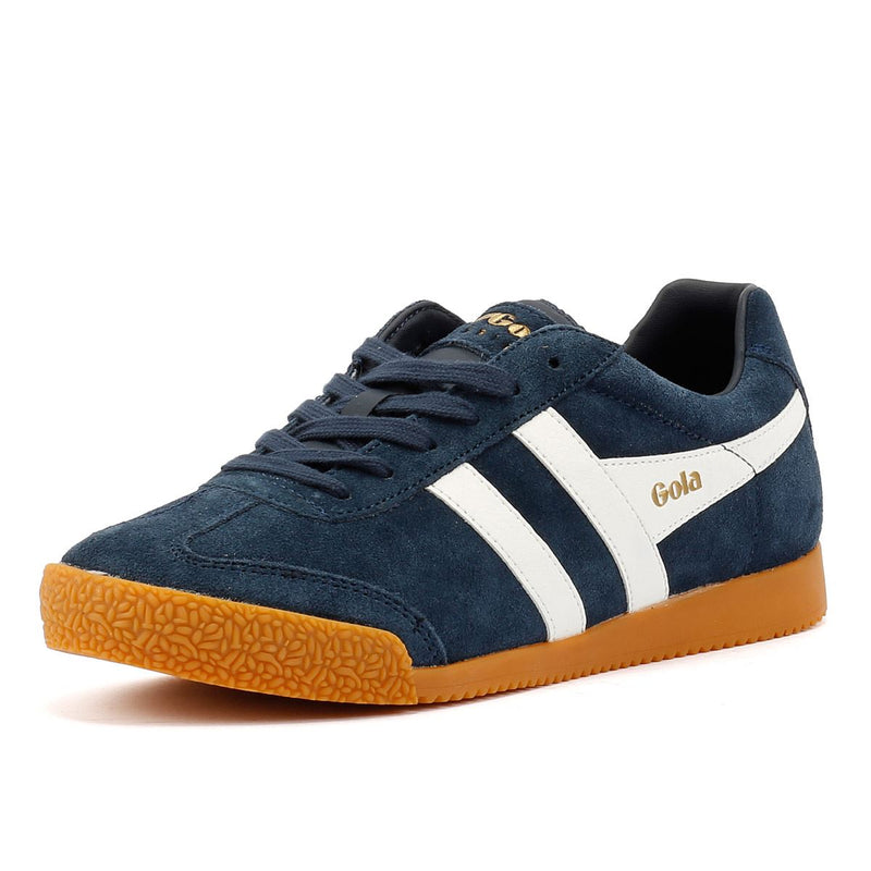 Gola Harrier Suede Women's Navy/White Sneakers