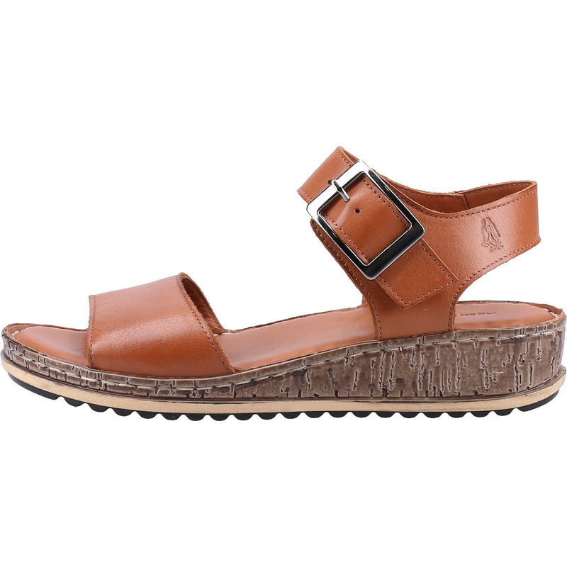 Hush Puppies Ellie Leather Women's Tan Sandals
