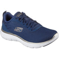 Skechers Flex Appeal 5.0 Uptake Textile Women's Navy/Gold Sneakers