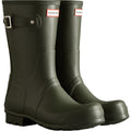 Hunter Original Short Wellington Boots Rubber Men's Dark Olive Wellington Boots