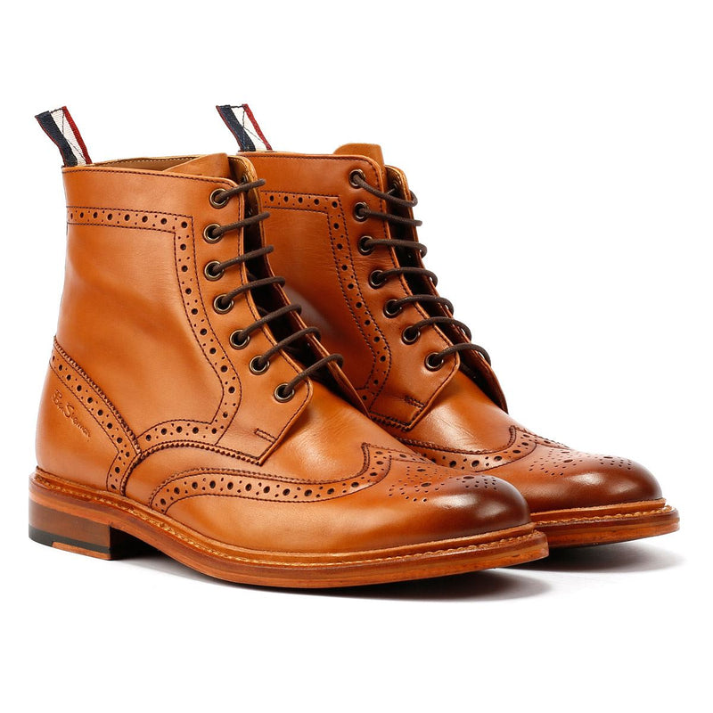Ben Sherman Arthur Leather Men's Tan Boots