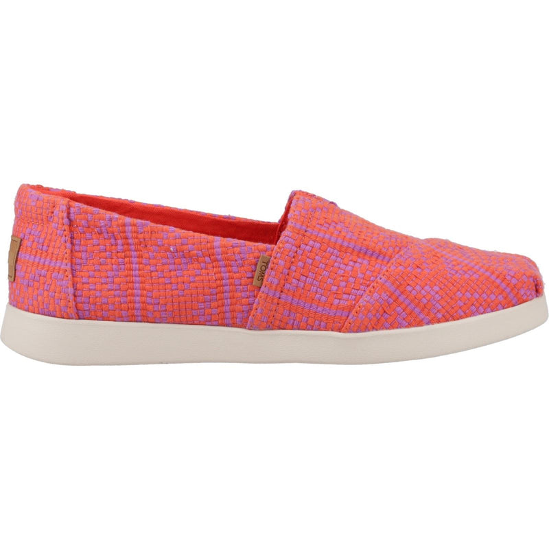 TOMS Alpargata Plus 100% Cotton Women's Flame Espadrilles