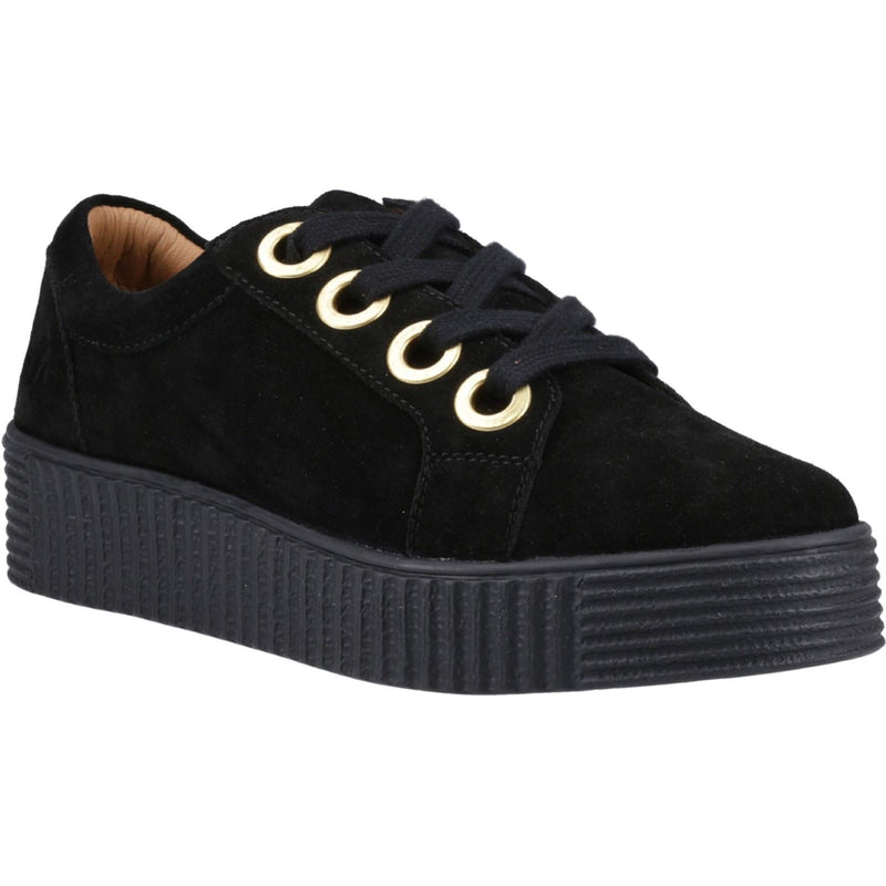 Hush Puppies Tamsin Suede Women's Black Sneakers