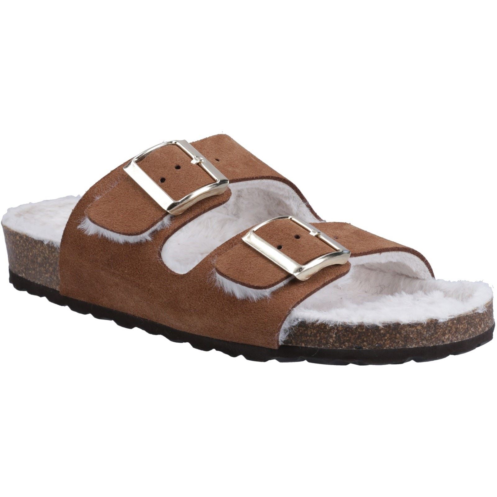 Hush Puppies Jessie Leather Women's Tan Sandals