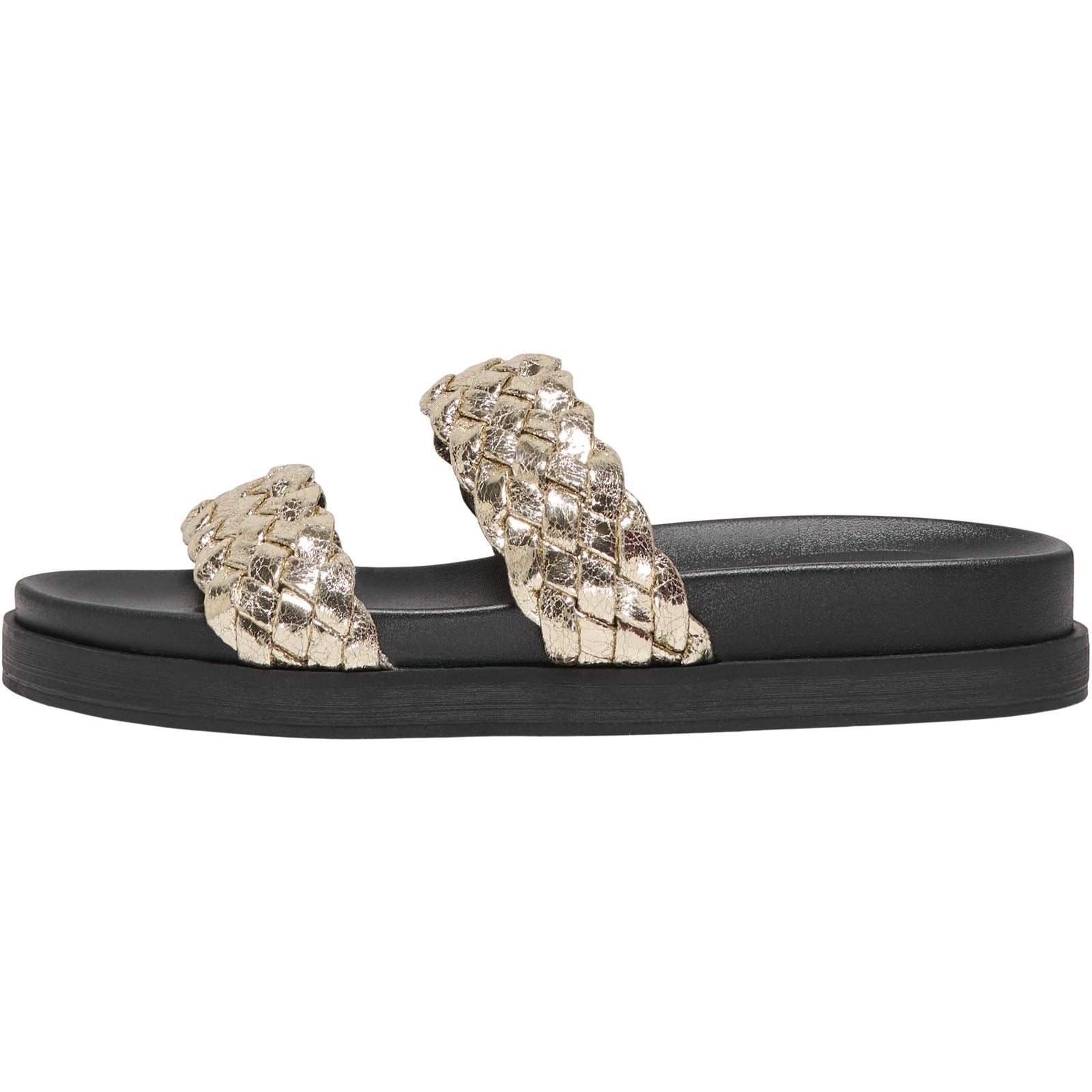 ONLY MINNIE-16 Synthetic Women's Gold Sandals