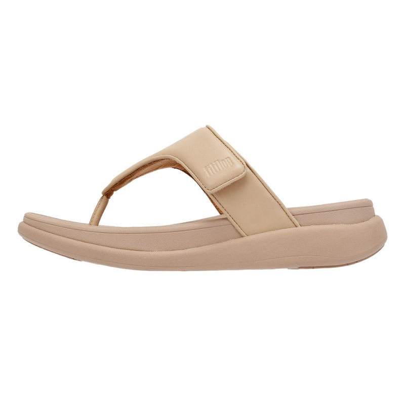 FitFlop F-Mode Go Adjustable Flatform Women's Beige Sandals
