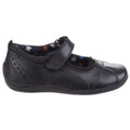 Hush Puppies Cindy Junior Leather Girls Black Shoes