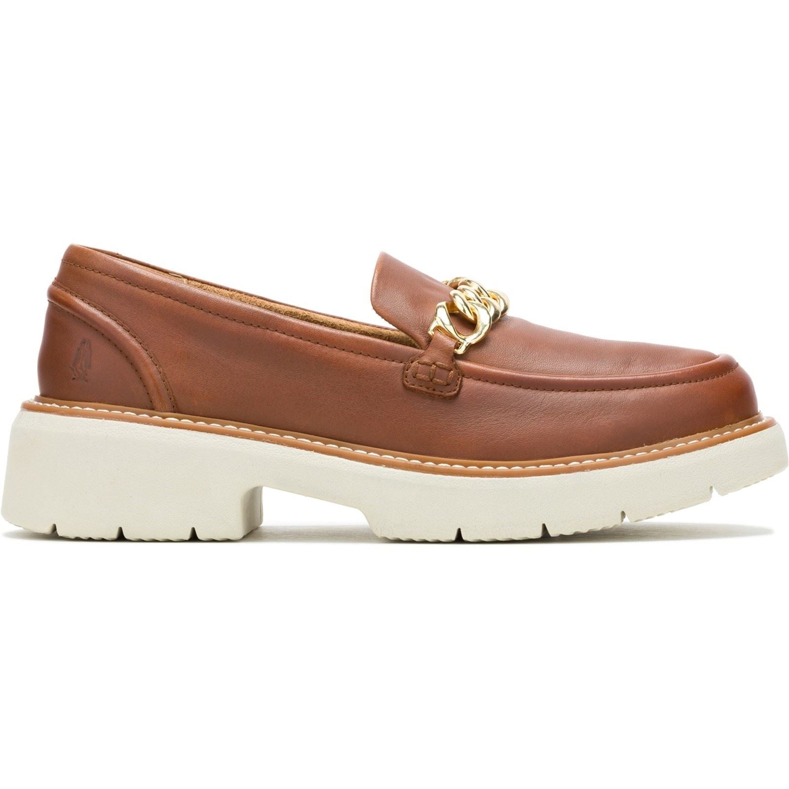 Hush Puppies Jodie Leather Women's Cognac Loafers