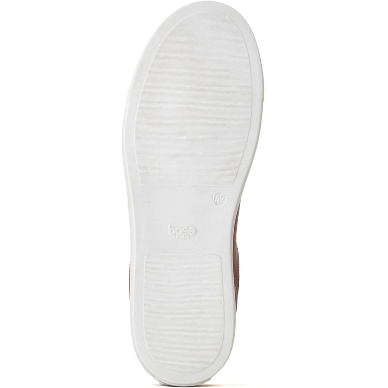 Base London Tucker Leather Men's Burnt Tan Sneakers