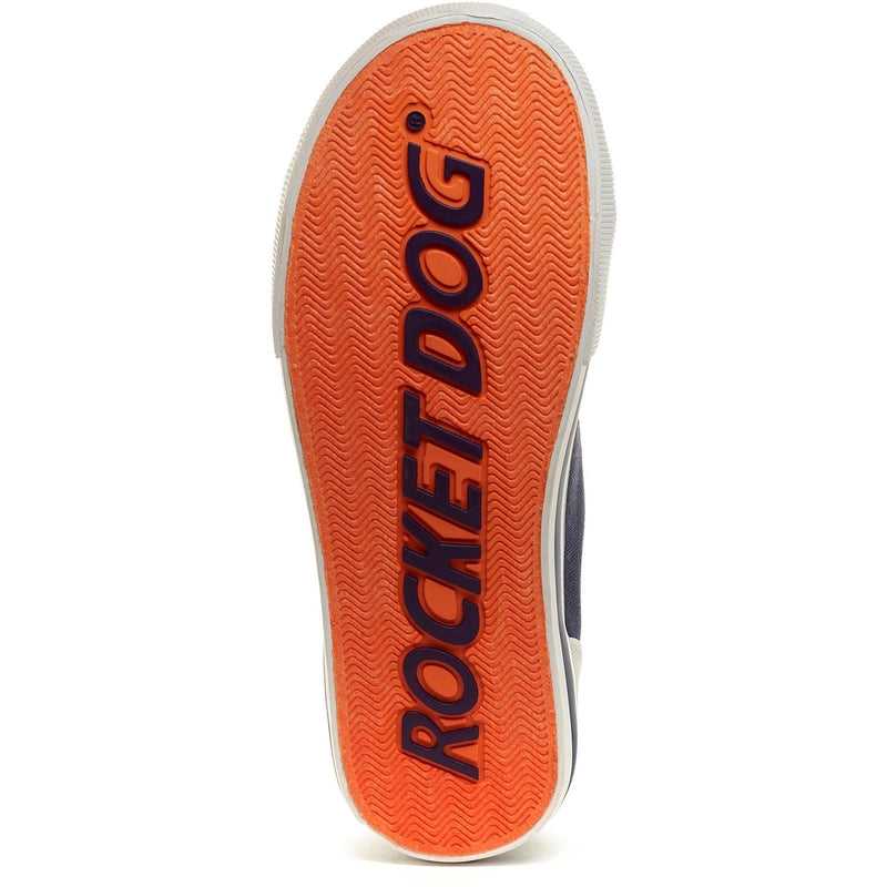 Rocket Dog Jazzin Hi Cotton Women's Navy Sneakers