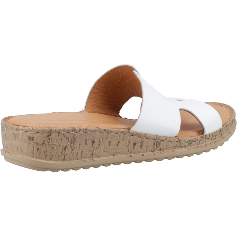Hush Puppies Eloise Leather Women's White Sandals