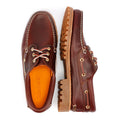 Timberland Authentic 3 Eye Classic Lug Leather Men's Burgundy Boat Shoes