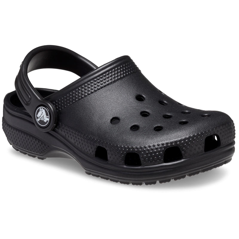 Crocs Kids' Classic Synthetic Black Loafers