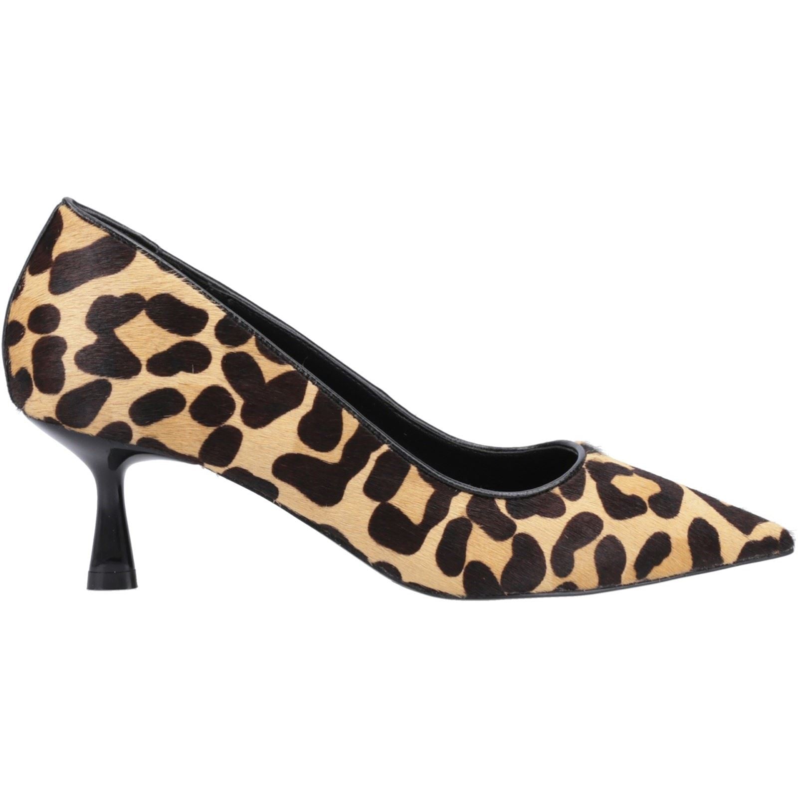 Dune Angelina Leather Women's Leopard Heels