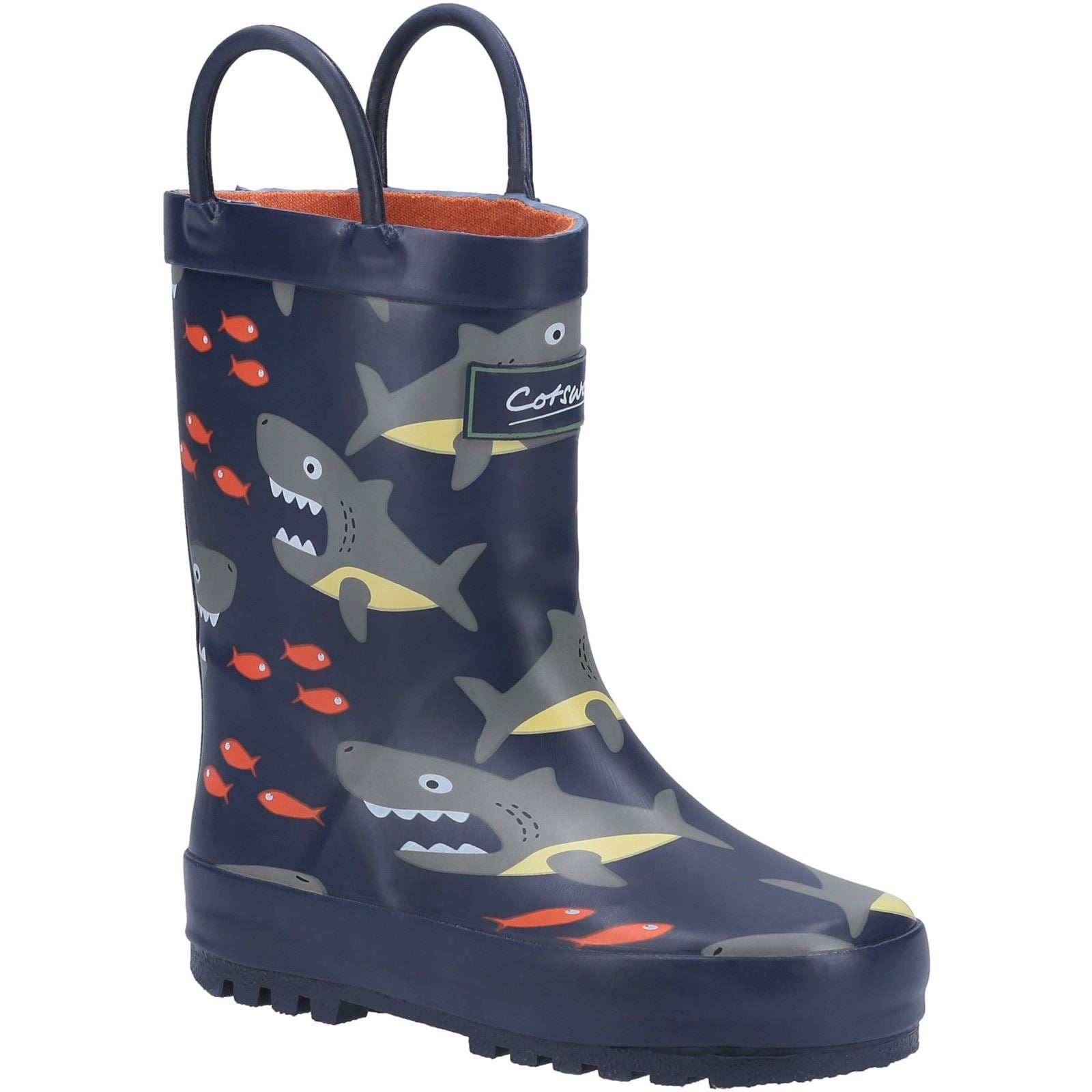 Cotswold Puddle Rubber Shark Wellington Boots