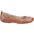 Hush Puppies Janessa Leather Women's Tan Flats
