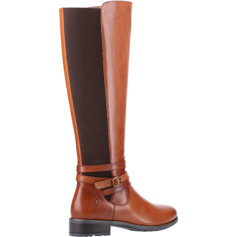 Hush Puppies Vanessa Leather Women's Tan Heeled Knee High Boots