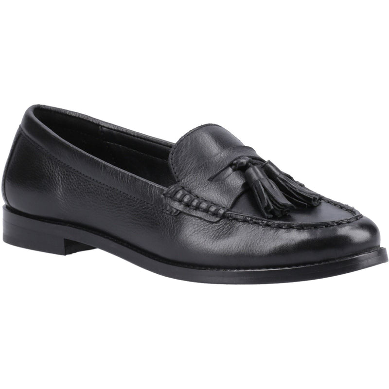 Hush Puppies Connie Leather Women's Black Loafers