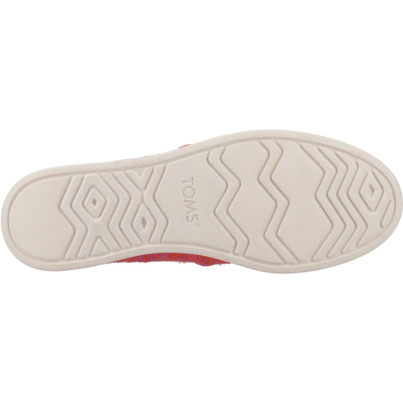 TOMS Alpargata Plus 100% Cotton Women's Flame Espadrilles