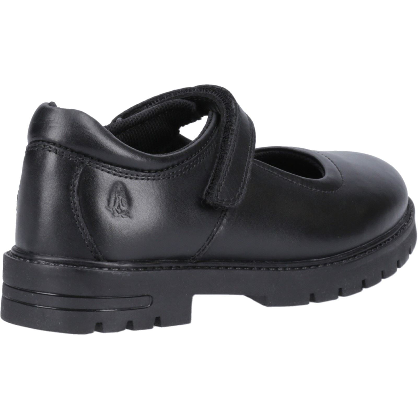 Hush Puppies Tanya Senior Leather Girls's Black Shoes
