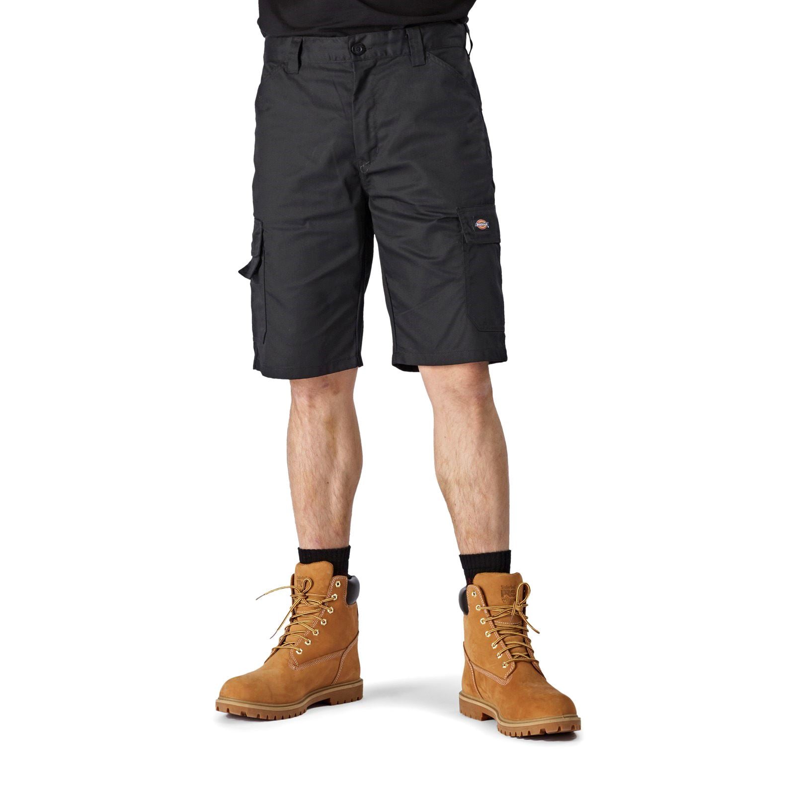 Dickies Everyday Polyester Men's Black Knee-Length Shorts