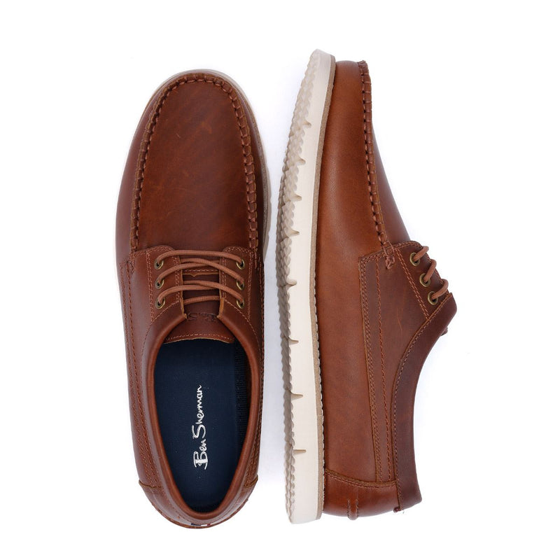 Ben Sherman Soho Suede Men's Brown Lace-Up Shoes